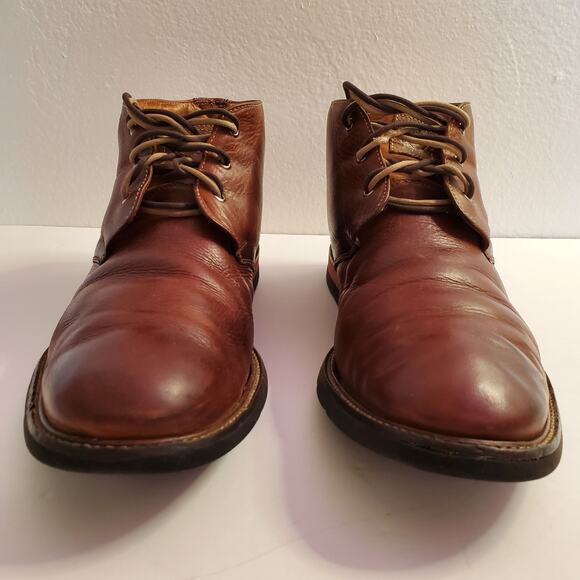 Martin Dingman Chukka Boots Mens 10 Leather Brown Lace Up Casual Brazil main image 12